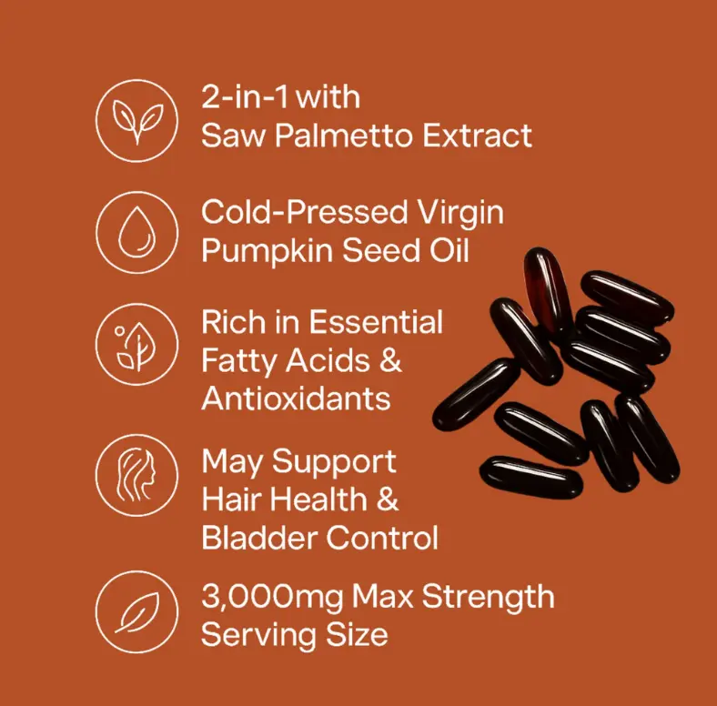 Saviora Pumpkin Seed Oil Softgels
