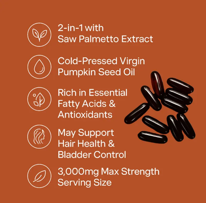 Saviora Pumpkin Seed Oil Softgels