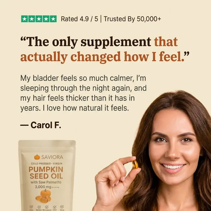 Saviora Pumpkin Seed Oil Softgels